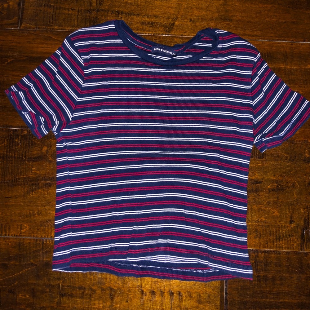 Brandy Melville Striped T-Shirt SIZE: Small